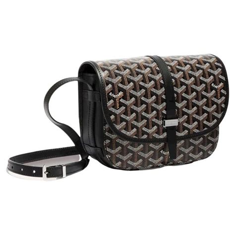 goyard shoulder bag black|Goyard belvedere pm price.